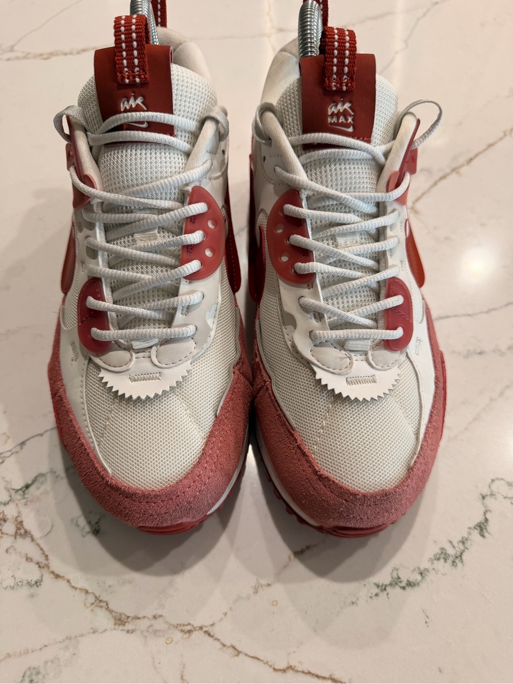 Nike Women's Air Max 90 Futura shoes "Red Stardust" size 8 - Picture 5 of 11